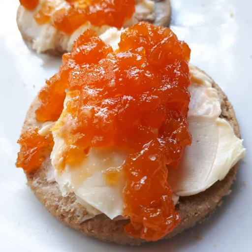 Carrot + lime jam