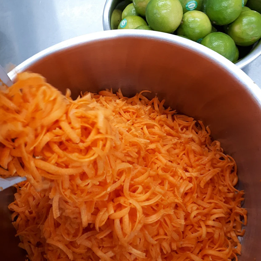 Carrot + lime jam