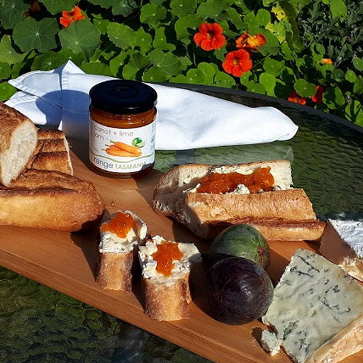Carrot + lime jam